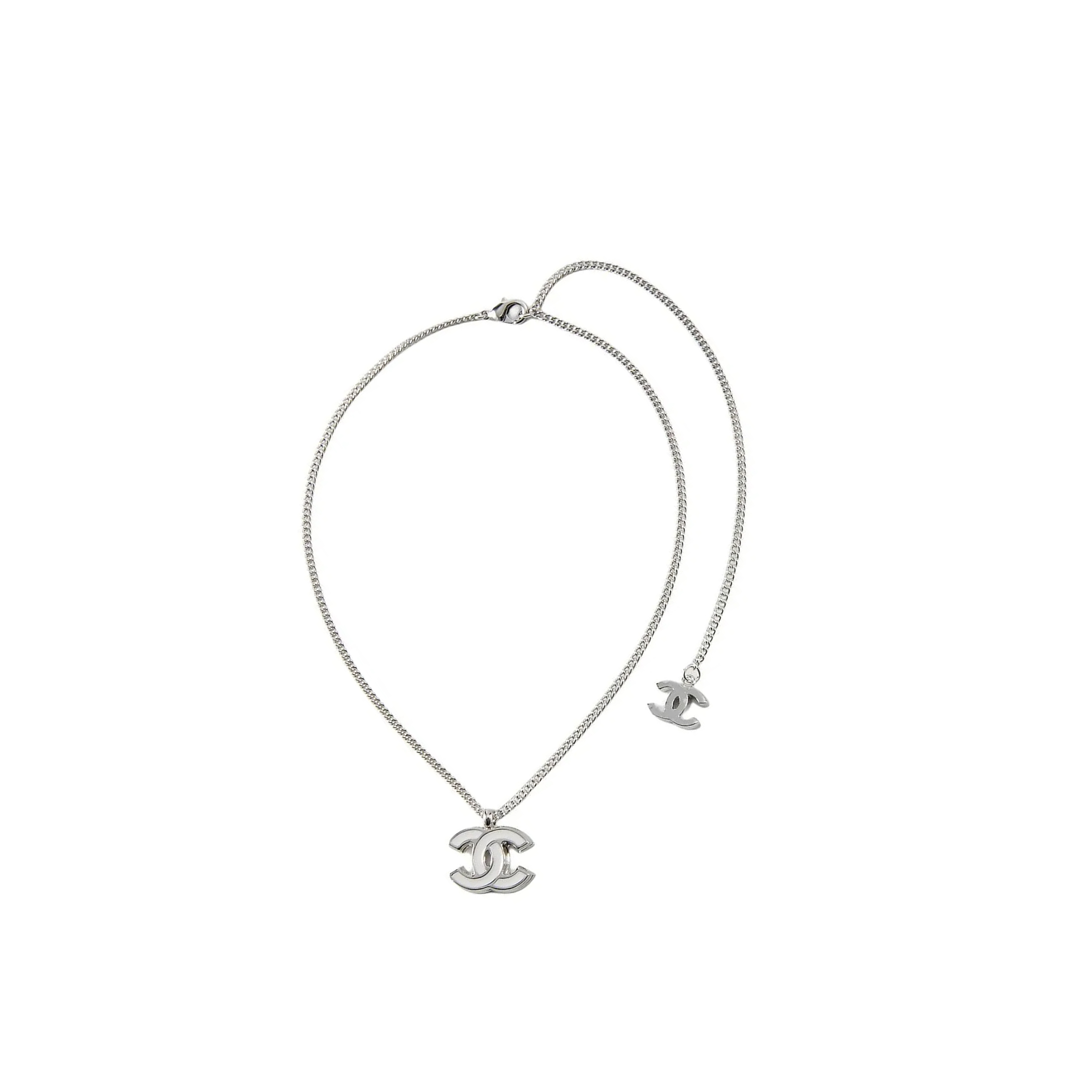 Ch**el double c necklace